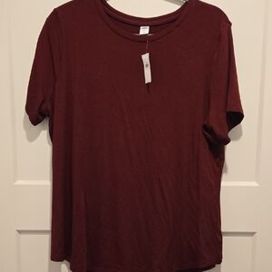 NWT Old NAVY LuxeWomen's Burgundy Top